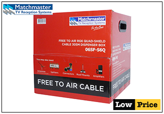 Cable FTA Suffern RG6 Quad Shield